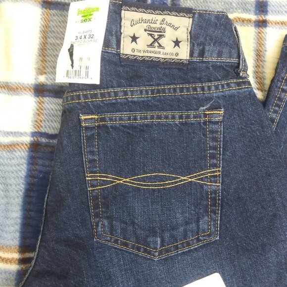 Wrangler Twenty X - Tulsa Low-rise Boot Cut Jeans Size 3/4 X 32 - Picture 3 of 12